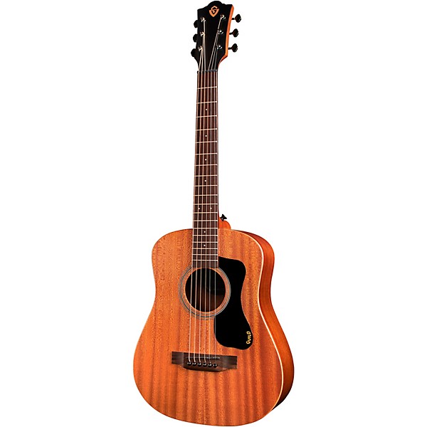 Guild Travel Mahogany Mini Dreadnought Acoustic Guitar Natural