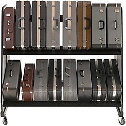 A&S Crafted Products The Band Room Trumpet Case Storage Rack for Classrooms