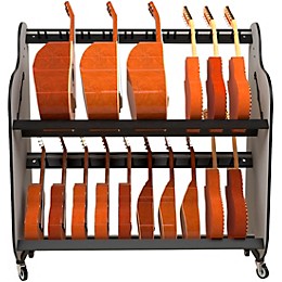A&S Crafted Products The Band Room Mariachi Instrument Storage Rack for Classrooms