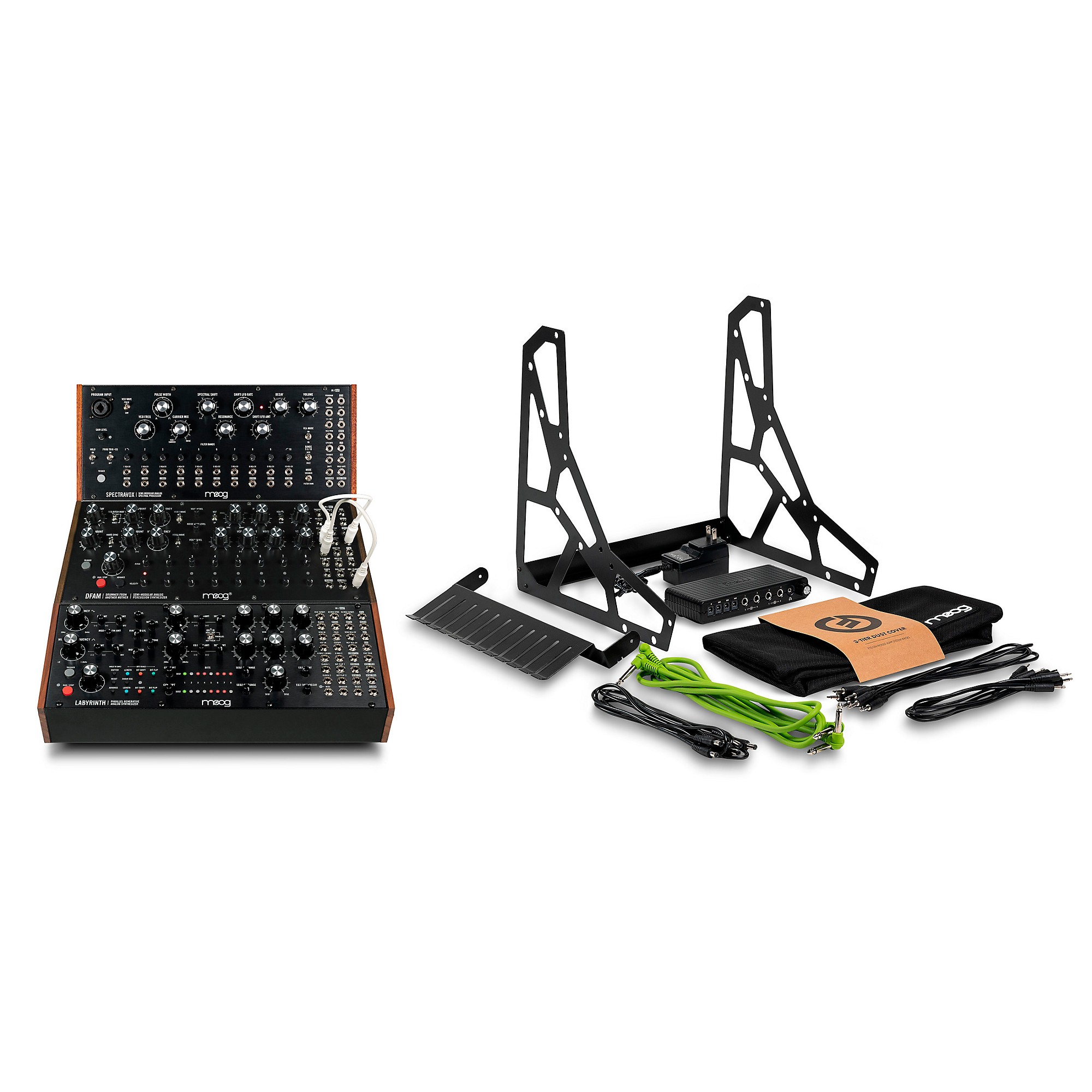 Moog DFAM, Labyrinth, Spectravox Synthesizer Module Bundle