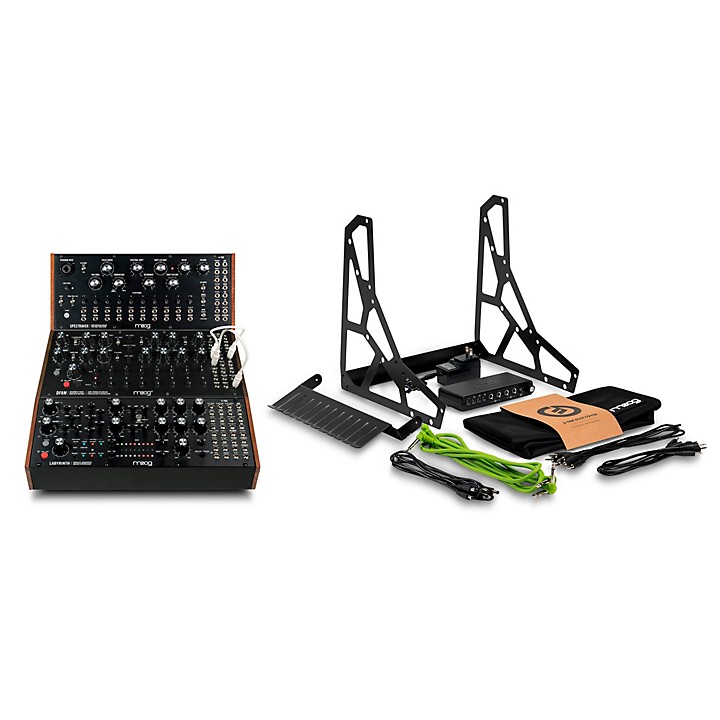 Moog DFAM ラックスタンドセット アナログシンセサイザー 別売可 Moog DFAM, Labyrinth, Spectravox Synthesizer Module Bundle
