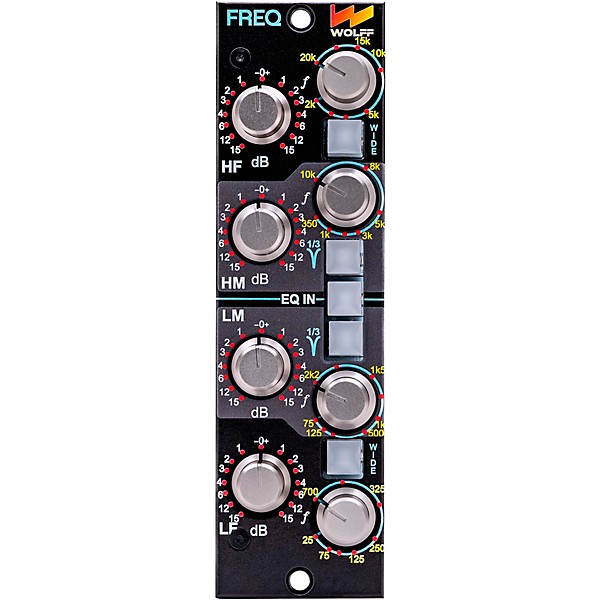 Wolff Audio FREQ 500 Series Parametric EQ with Proportional Q