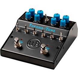 Warm Audio WA-TOT Throne Of Tone Dual-Sided British-Amp-Inspired Overdrive Effects Pedal Black and Blue