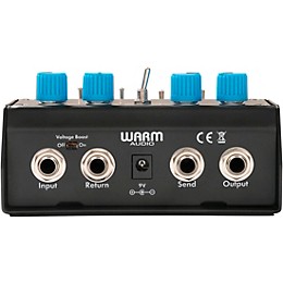 Warm Audio WA-TOT Throne Of Tone Dual-Sided British-Amp-Inspired Overdrive Effects Pedal Black and Blue