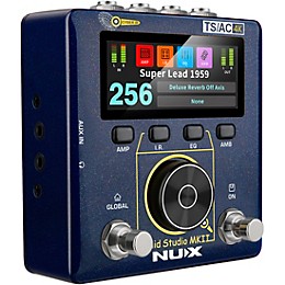 NUX Solid Studio MKII Preamp, Power Amp Simulator and IR Loader Pedal - Blue