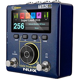 NUX Solid Studio MKII Preamp, Power Amp Simulator and IR Loader Pedal - Blue