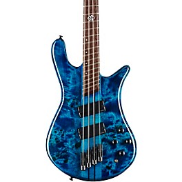 Spector NS Dimension 4 4-String Multi-Scale Electric Bass Guitar Black and Blue