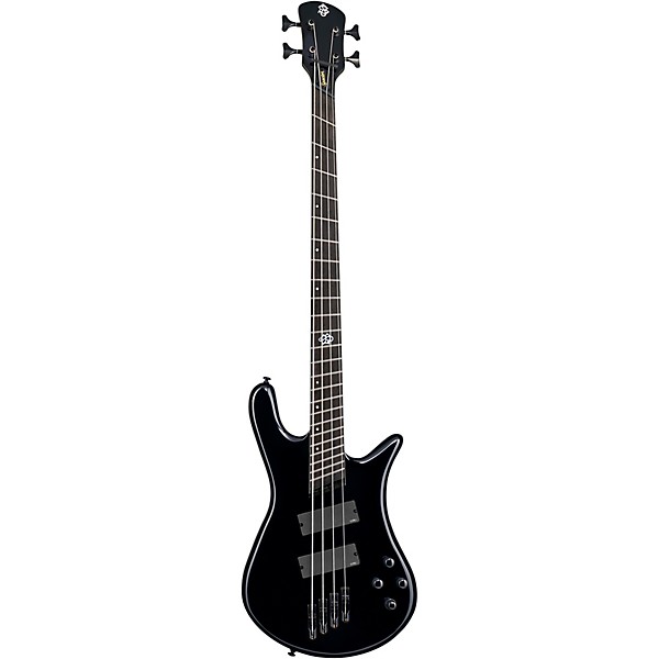 Spector NS Dimension HP 4 4-String Multi-Scale Electric Bass Guitar Solid Black Gloss