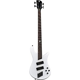 Spector NS Dimension HP 4 4-String Multi-Scale Electric Bass Guitar White Sparkle Gloss
