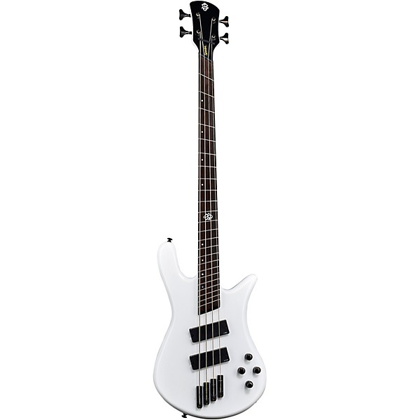 Spector NS Dimension HP 4 4-String Multi-Scale Electric Bass Guitar White Sparkle Gloss