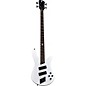 Spector NS Dimension HP 4 4-String Multi-Scale Electric Bass Guitar White Sparkle Gloss