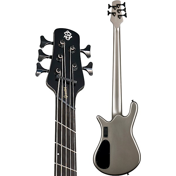 Spector NS Dimension HP 5 5-String Multi-Scale Electric Bass Guitar Gunmetal Gloss
