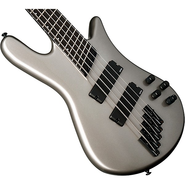 Spector NS Dimension HP 5 5-String Multi-Scale Electric Bass Guitar Gunmetal Gloss