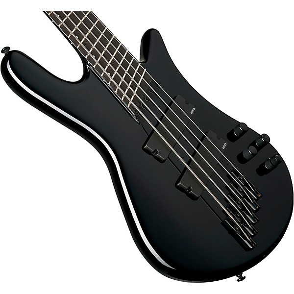 Spector NS Dimension HP 5 5-String Multi-Scale Electric Bass Guitar Solid Black Gloss