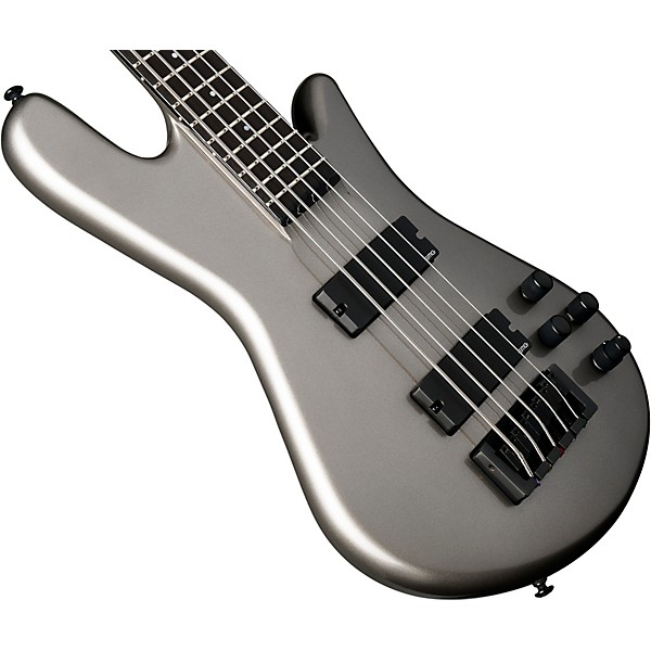 Spector NS Ethos 5 Five-String Electric Bass Guitar Gunmetal Gloss