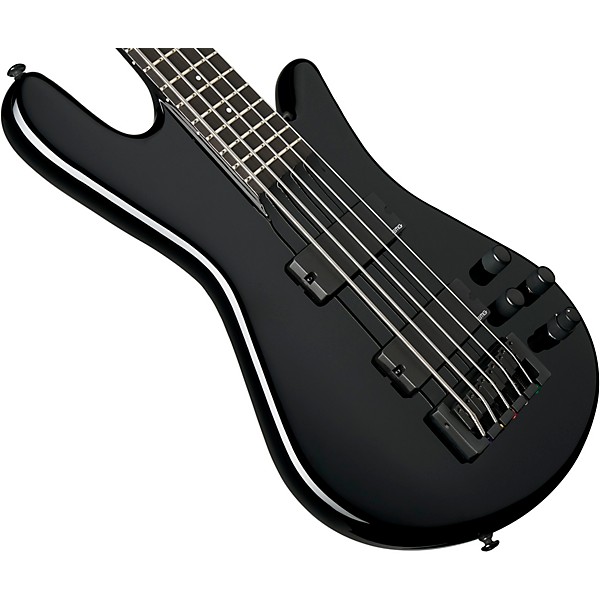 Spector NS Ethos 5 Five-String Electric Bass Guitar Solid Black Gloss