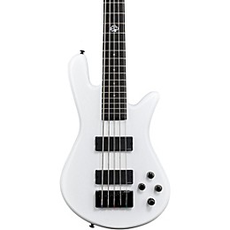 Spector NS Ethos 5 Five-String Electric Bass Guitar White Sparkle Gloss