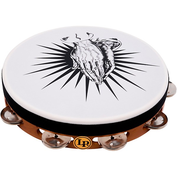 LP Praying Hands Tambourine 10 in. Natural