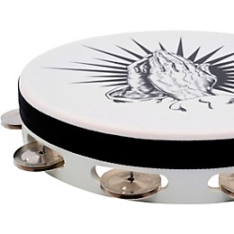LP Praying Hands Tambourine 10 in. White