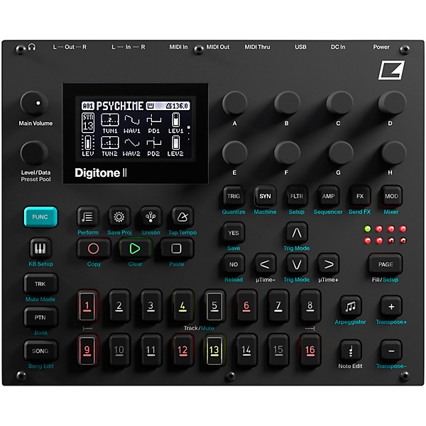 ひ*ん様 Elektron Digitone Elektron Digitone II 16-track Polyphonic Digital Synthesizer