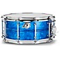 Pork Pie Seamless Aluminum Snare Drum - Blue Ice Alcohol Ink, 14 x 6.5 in. thumbnail