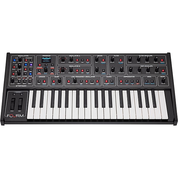 Sequential Fourm Compact Polyphonic Analog Synthesizer