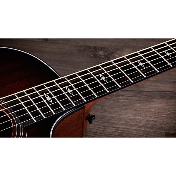 Taylor 324ce Baritone-6 Limited-Edition Grand Auditorium Acoustic-Electric Guitar Shaded Edge Burst