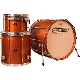 Noble & Cooley Horizon Series 3-Piece Shell Pack With 22" Bass Drum Honey Maple Satin Lacquer