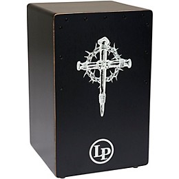 LP Praise Cajon - Black Thorny Cross