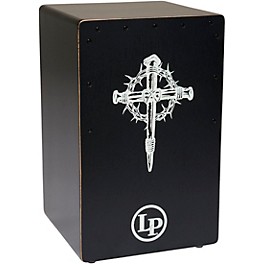 LP Praise Cajon - Black Thorny Cross
