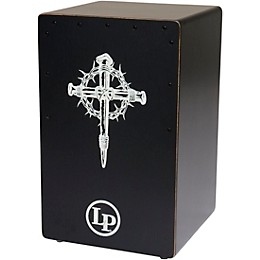 LP Praise Cajon - Black Thorny Cross