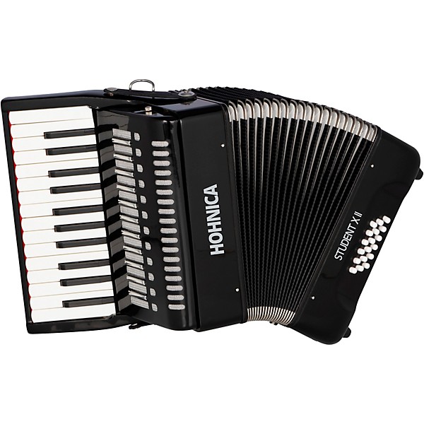 Hohner Student II X 18-Bass Piano Accordion Black