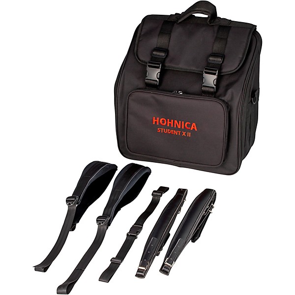 Hohner Student II X 18-Bass Piano Accordion Black