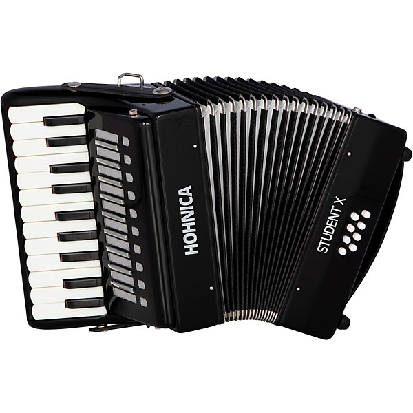 Hohner Student X 8-Bass Piano Accordion Black