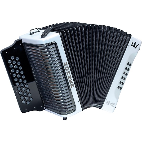 Hohner Corona C-II GCF Accordion White Rainbow