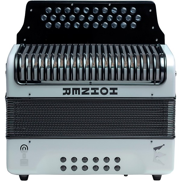 Hohner Corona C-II GCF Accordion White Rainbow