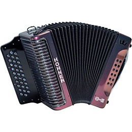 Open Box Hohner Corona C-II GCF Accordion Level 1 Red to Gold