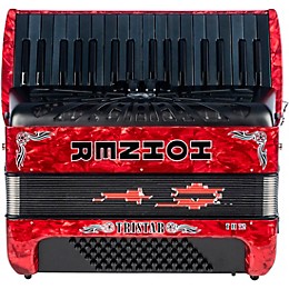 Hohner TRI-STAR II 72 Accordion Pearl Red