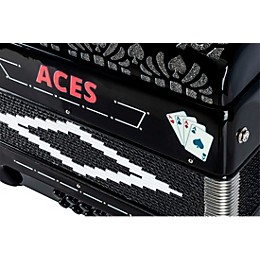 Hohner Hohnica Aces II 3-Register Accordion Black G/C/F