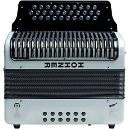 Hohner Corona C-II FBbEb Accordion White Rainbow