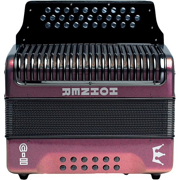 Hohner Corona C-II FBbEb Accordion Red to Gold