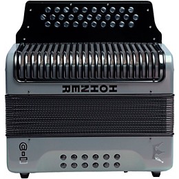 Hohner Corona C-II FBbEb Accordion Silver Rainbow