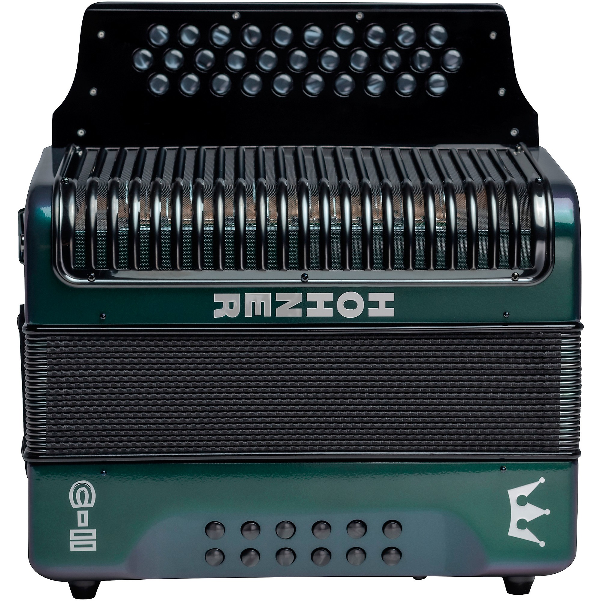 Hohner Corona C-II FBbEb Accordion Green to Gold | Guitar Center