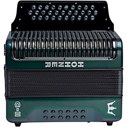 Hohner Corona C-II FBbEb Accordion Green to Gold