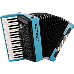Hohner Bravo MyColor III 72 Accordion Steel Light Blue