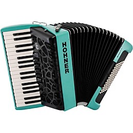 Hohner Bravo MyColor III 72 Accordion Turquoise