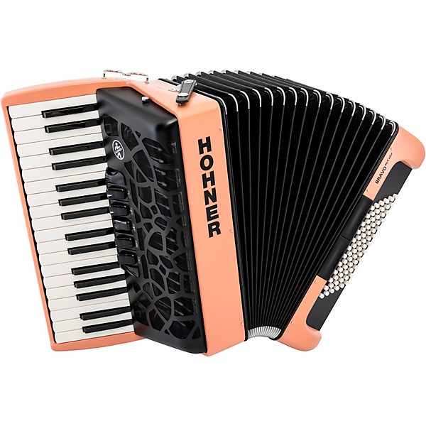 Hohner Bravo MyColor III 72 Accordion Light Orange