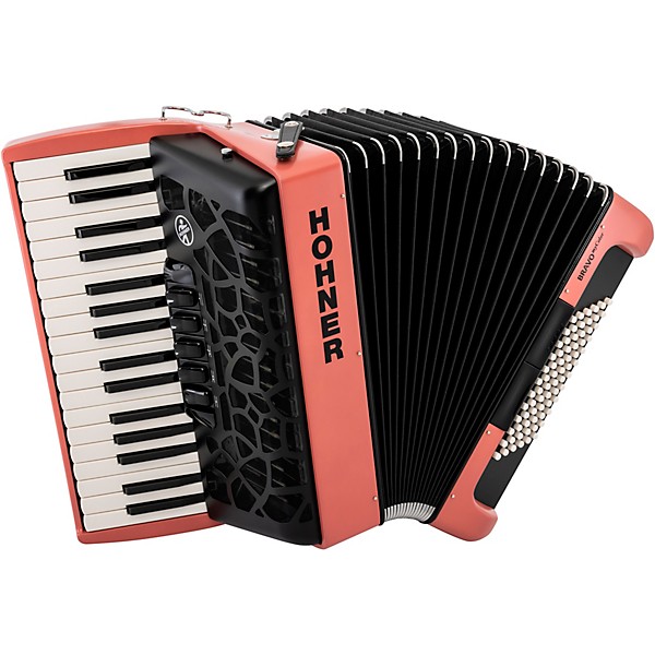 Hohner Bravo MyColor III 72 Accordion Venetian Red