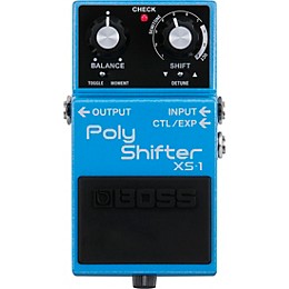 Open Box BOSS XS-1 Poly Shifter Pitch and Octave Effects Pedal Level 1 Blue