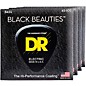 DR Strings BKB-45 Black Beauties Medium 4-String Bass Strings 4 Pack thumbnail